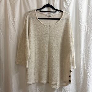 Chances R 3/4 Sleeve Sweater. Size 3X.